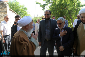 اقامه نماز عید سعید فطر به امامت آیت الله العظمی جوادی آملی در روستای احمدآباد