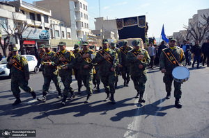 مراسم تشییع و تدفین 2 شهید گمنام در دانشگاه آزاد تهران جنوب