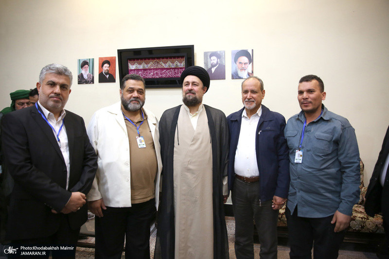 دیدار چند تن از مهمان خارجی سی و هفتمین کنفرانس وحدت اسلامی با سید حسن خمینی