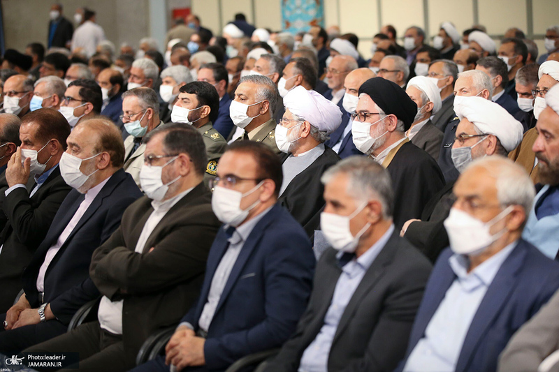 دیدار رمضانی مسئولان نظام با رهبر معظم انقلاب