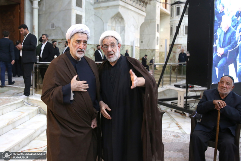 مراسم چهلمین روز در گذشت نوه قدرت الله علیخانی در حرم مطهره امام خمینی (س)