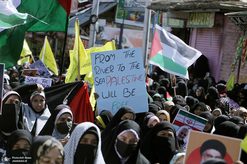 تصاویر اختصاصی جماران از راهپیمایی روز جهانی قدس در کشمیر