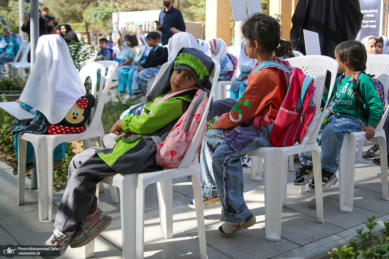 گرامیداشت روز جهانی کودک در قطعه شهدای جنگ ۱۲ روزه