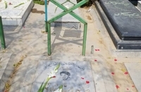 گلباران مزار شهدای 17 شهریور در بهشت زهرا (س) تهران + تصاویر