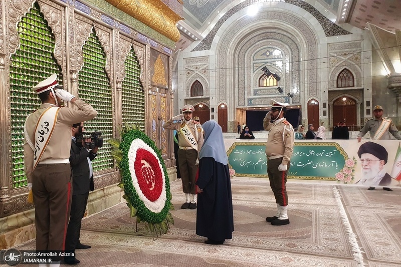 تجدید میثاق رئیس و مسئولان سازمان حفاظت محیط زیست با آرمان‌های حضرت امام خمینی (س)