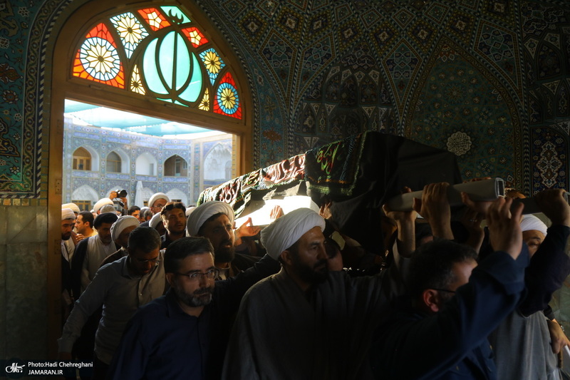 مراسم تشییع مرحوم استاد محمد حسین حشمت‌پور‎