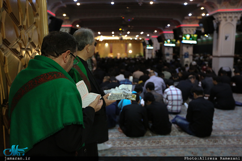 مراسم احیای شب بیست و یکم ماه مبارک رمضان در موسسه انصار الحسین(ع)
