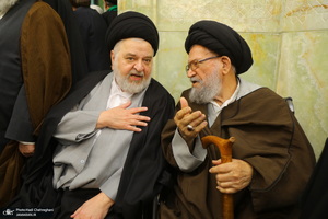 مراسم ترحیم و بزرگداشت آیت الله سید محمدعلی شیرازی در مسجد اعظم قم