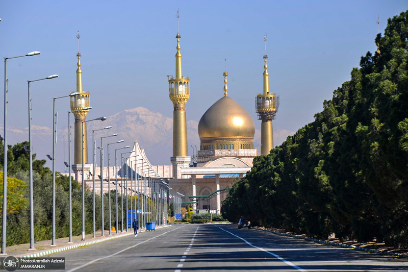 تصاویری از حرم امام خمینی در روز هوای پاک تهران