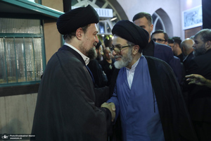 مراسم بزرگداشت همسر آیت الله موسوی بجنوردی (ره) در حسینیه شماره یک جماران-1