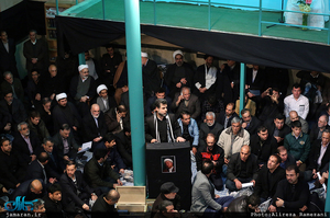 مراسم وداع با پیکر آیت الله هاشمی رفسنجانی(ره) در حسینیه جماران-13