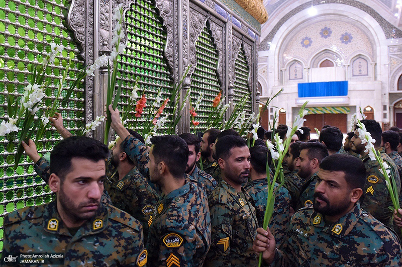 مراسم گل افشانی حرم مطهر امام خمینی (س)