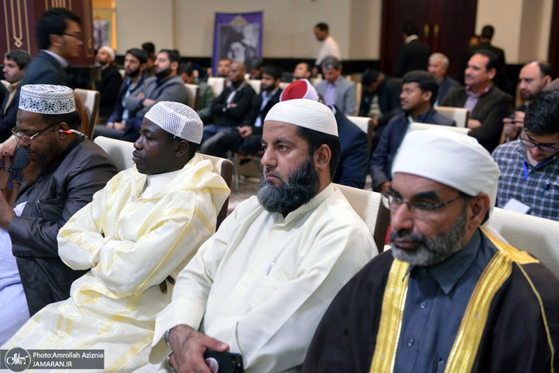 دیدار مهمانان سی و سومین کنفرانس وحدت اسلامی با سید حسن خمینی