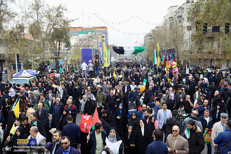 راهپیمایی روز قدس در تهران