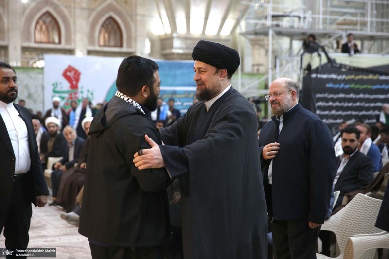 مراسم چهلم شهید سیدحسن نصرالله و سرلشکر نیلفروشان در حرم امام خمینی (س)