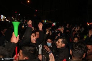 شادی مردم پس از صعود تیم ملی به جام جهانی قطر