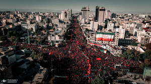 تشییع پیکر مطهر رهبر شهید انقلاب اسلامی در مشهد مقدس