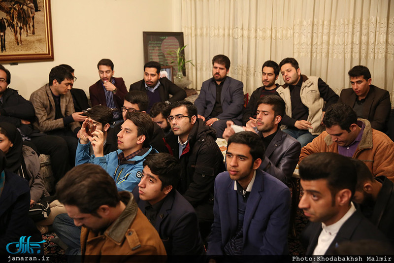 حضور شخصیت های علمی، فرهنگی و سیاسی در منزل آیت الله هاشمی رفسنجانی(ره)