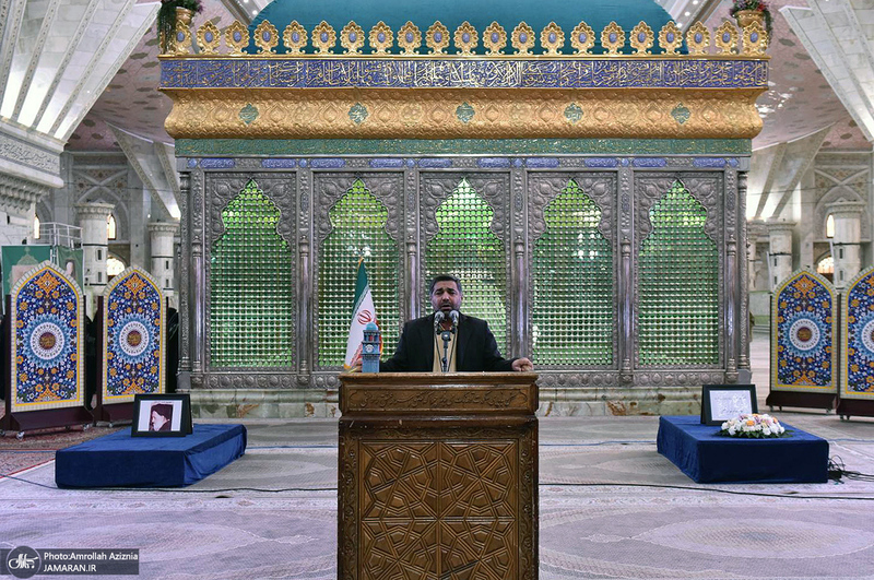 آئین هم عهدی بانوان مراکز تعالی طرح شهید آرمان علی وردی در حرم امام خمینی
