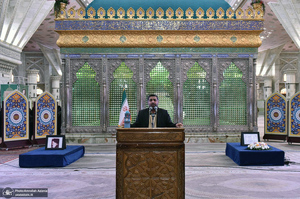 آئین هم عهدی بانوان مراکز تعالی طرح شهید آرمان علی وردی در حرم امام خمینی