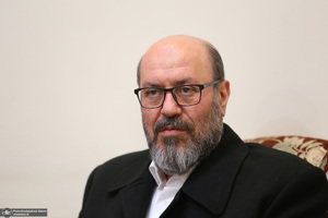 دیداررئیس و جمعی از کارکنان بنیاد مستضعفان با سید حسن خمینی