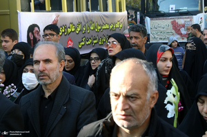 تشییع پیکرهای 110 شهید گمنام دفاع مقدس در تهران - 2