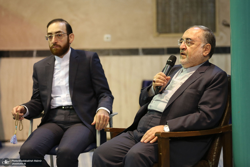 دیدار جمعی از معاونین و سفرای سابق وزارت خارجه‎‎ با سید حسن خمینی