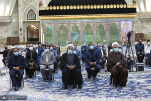 تجدید میثاق سرپرست و کارکنان موسسه تنظیم و نشر آثار امام خمینی(س) با آرمان های بنیانگذار جمهوری اسلامی