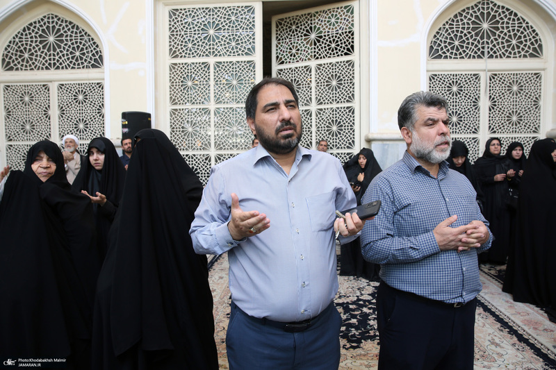 نماز و تشییع حاج علی اکبرشفیعی در حرم مطهر امام خمینی (س)