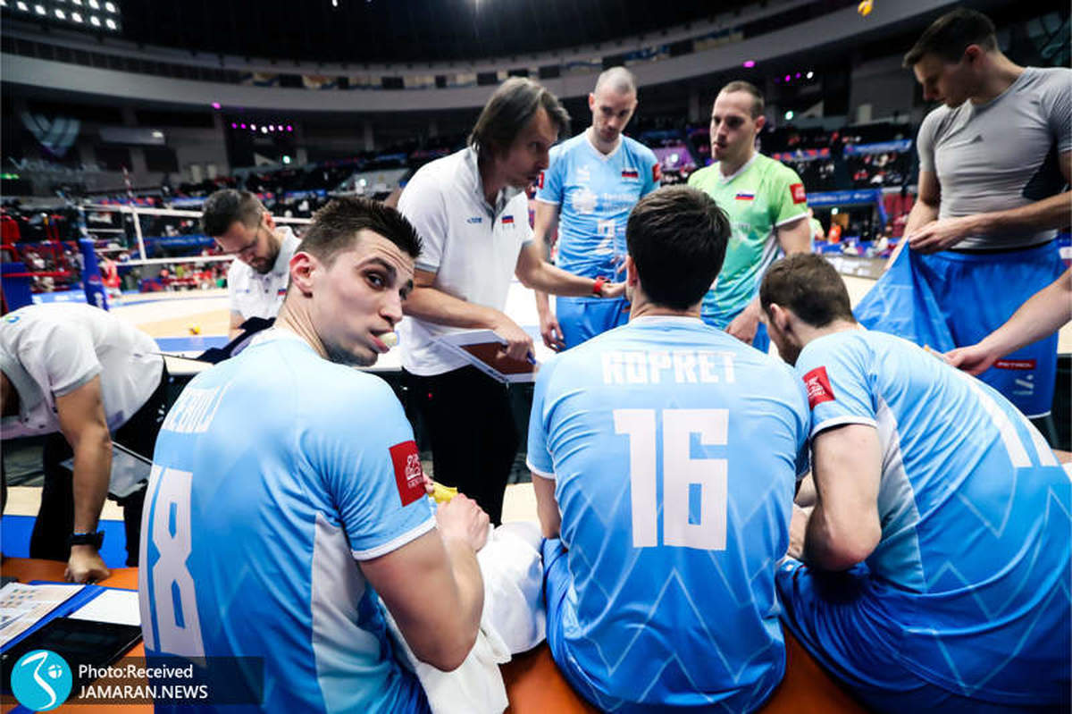 سرمربی تیم ملی والیبال اسلوونی: با اشتباهاتمان ایران را به بازی برگرداندیم