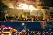 آتش سوزی گسترده در یک مجتمع تجاری در تهران + عکس و فیلم