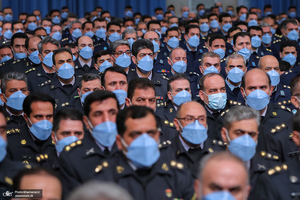 دیدار جمعی از فرماندهان نیروی هوایی و پدافند هوایی ارتش با رهبر معظم انقلاب