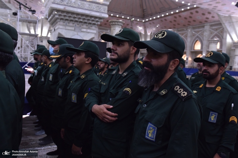 تجدید میثاق فرماندهان و پرسنل تیپ مکانیزه 20 رمضان نیروی زمینی با آرمان‌های امام راحل (ره)