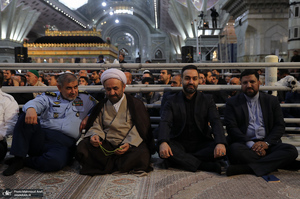 حضور شخصیت های سیاسی و لشکری  در سی و پنجمین سالگرد ارتحال حضرت امام خمینی (س) -1