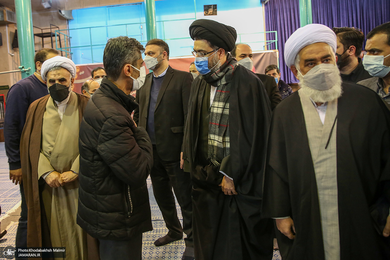 مراسم تشییع حجت الاسلام و المسلمین علی اصغر سعادتی در حسینیه جماران