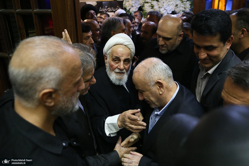 مراسم ختم احمد ناطق نوری