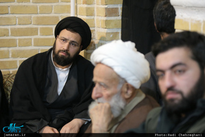 مراسنم عزاداری شهات حضرت زهرا(س) در بیت تاریخی امام خمینی در قم