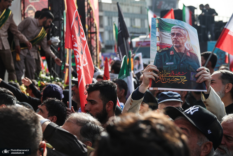 مراسم تشییع شهدای جنگ تحمیلی رژیم صهیونیستی در تهران-6