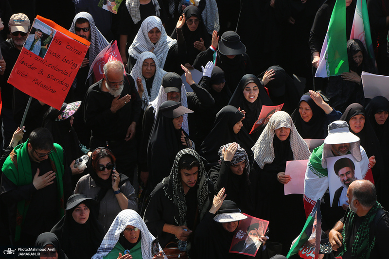 مراسم تشییع پیکر مطهر رهبر شهید انقلاب در تهران -4