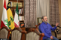 Abdallah safialdin / Mahmoud Arefi / عبدالله صفی الدین نماینده حزب الله لبنان در ایران