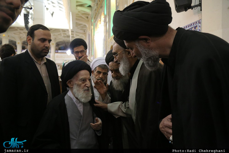 مراسم بزرگداشت حجت‌الاسلام و المسلمین سید مهدی طباطبایی(ره) در حرم مطهر حضرت معصومه(س)