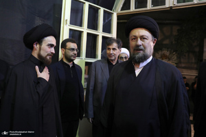 مراسم بزرگداشت همسر آیت الله موسوی بجنوردی (ره) در حسینیه شماره یک جماران-1