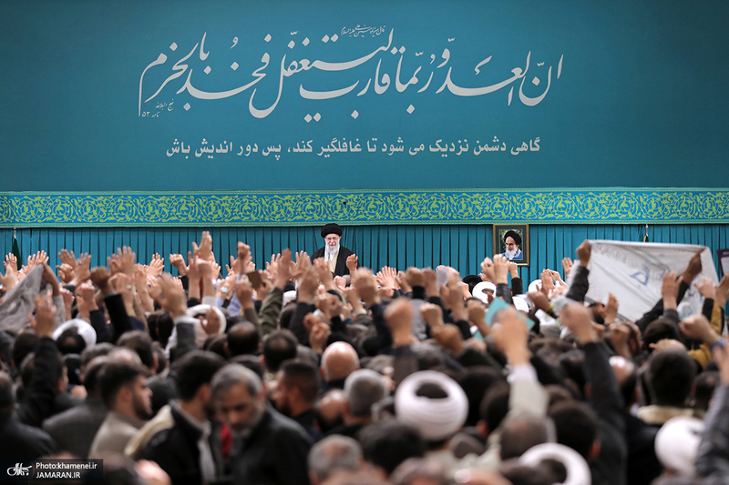 دیدار هزاران نفر از مردم آذربایجان شرقی با رهبر معظم انقلاب