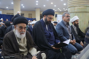 مراسم ختم مادر همسر آیت الله محمدجواد فاضل لنکرانی