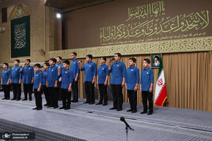 دیدار دانش‌آموزان و دانشجویان با رهبر معظم انقلاب