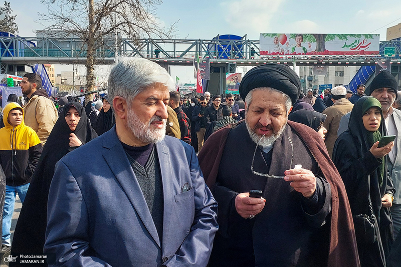 حضور شخصیت ها و مسئولین در راهپیمایی 22 بهمن