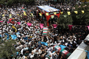 جمعه خشم و نصر و تشییع پنج شهید حمله رژیم صهیونیستی در قم