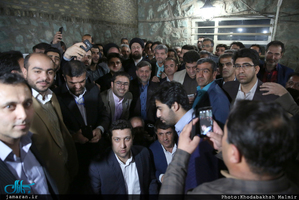 دیدار دبیر کل و اعضای حزب مردم سالاری با سید حسن خمینی 