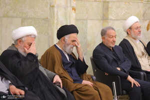 مراسم ترحیم آیت الله نورالله شاه آبادی(ره) در مسجد اعظم قم