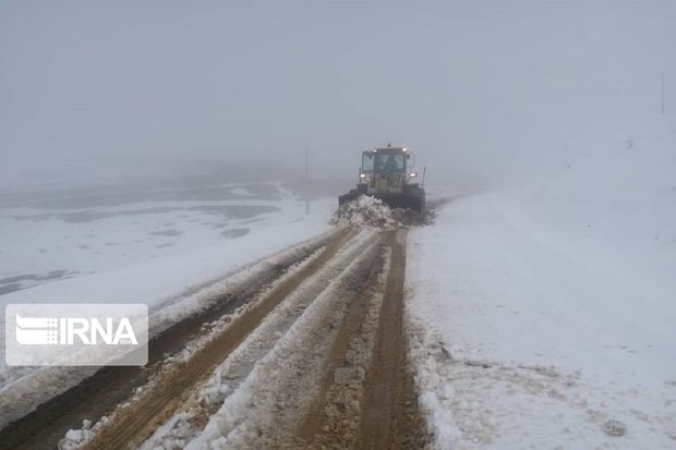 ۹ روستای کردستان در سلطه برف است